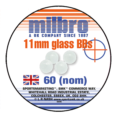 Milbro GLASS SLINGSHOT AMMO