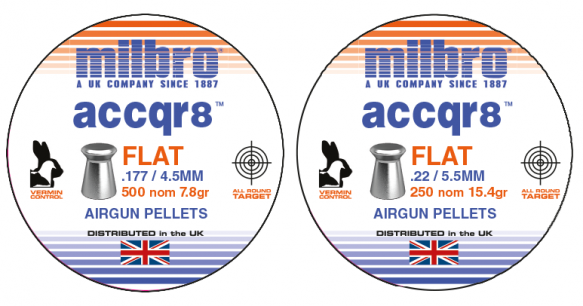 ACCQR8 FLAT PELLETS