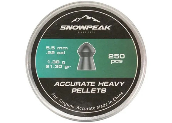 ACCURATE HEAVY LEAD PELLETS .22