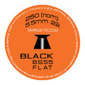 SMK BS55 BLACK FLAT PELLETS .22