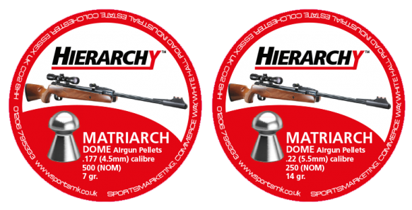 HIERARCHY MATRIARCH .177/.22 DOMED PELLETS