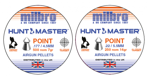Milbro HUNT MASTER POINT PELLETS .177/.22