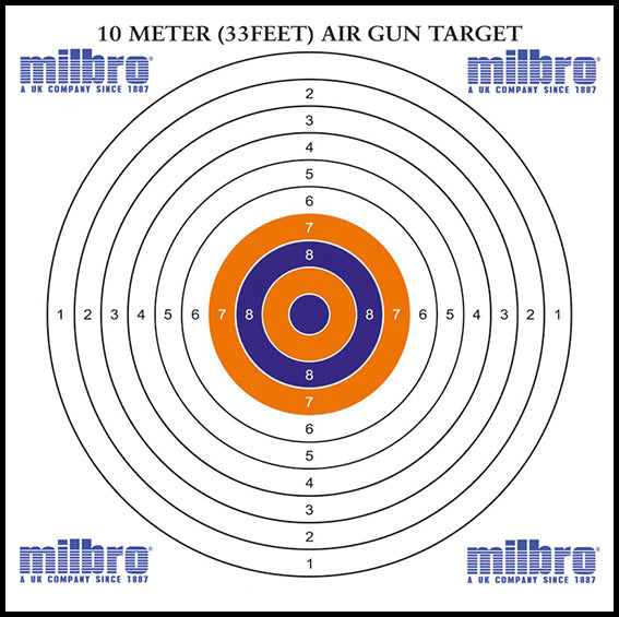 Milbro 10m (33ft) Airgun Target