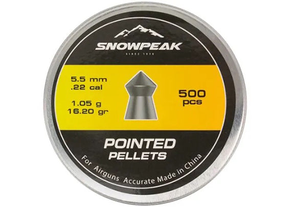 POINTED LEAD PELLETS .177/.22
