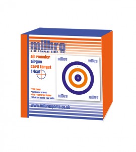 Milbro All-Rounder Airgun Target PACK OF 100